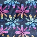 GOTS & Oeko-Tex organic jersey | Mandala surf (rainbow)