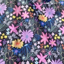 GOTS & Oeko-Tex organic jersey | Mariposas (Black)