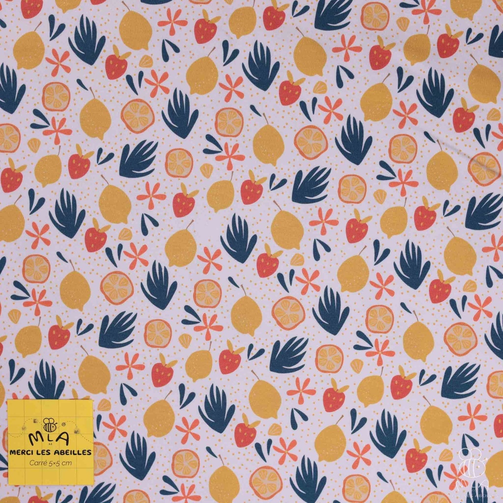 📏Jersey bio GOTS & Oeko-Tex By MLA 2.3 | "Agrumes"