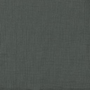 Double gaze bio GOTS & Oeko-Tex | Uni (Gris foncé)
