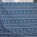 French Terry bio GOTS & Oeko-Tex By MLA 2.3 | Pull moche "Tradition scandinave" (Turquoise)