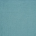 📏Double gaze bio GOTS & Oeko-Tex uni | Pétrole