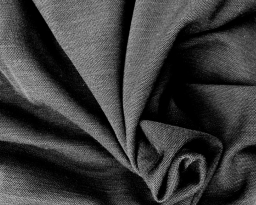 Jersey Interlock 100% Merino Mulesing free & Oeko-Tex | Uni Anthracite
