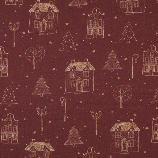 [VHT/2.201.CO.02/M-XXXX8/202411] 📏 Canva 100 % coton Oeko-Tex | Christmas Home