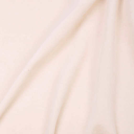 Velours nicki bio 100% coton GOTS uni | Écru