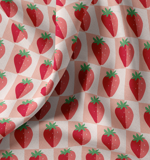 [DMT/2.203.CO.07/M-F2.107047/202501] 📏Coton Oeko-Tex & Reach | "Mariguette" Rose/Rouge"