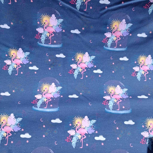 [MLA2.3-2023.027] Jersey bio GOTS & Oeko-Tex | Flamingo (whimsical)