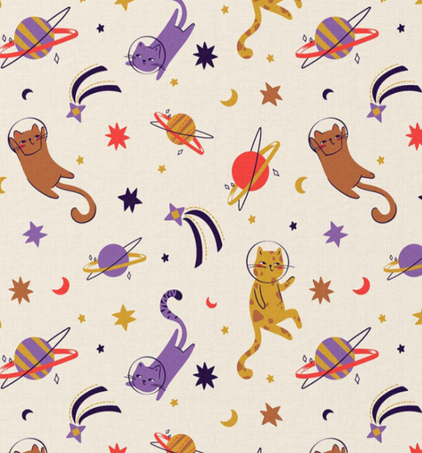 [DMT/213.CO.05/M-F2.100417/202506] 📏Coton Oeko-Tex & Reach | "Chastro" Ecru/Violet