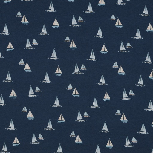 [VHT-06066.003] 📏Jersey bio GOTS & Oeko-Tex marine | Voiliers