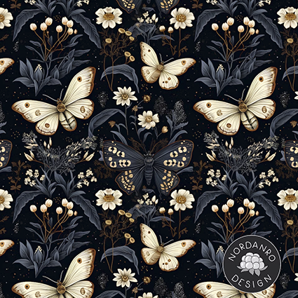 [NDRD-2023/385/63-MGC] French Terry bio Oeko-Tex Nordanro Design® | Moth Garden