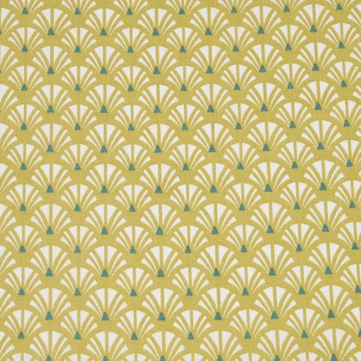 [DMT-71901 ABSINTHE/BLANC] Coton Oeko-Tex & Reach | Éventails "Yazo"