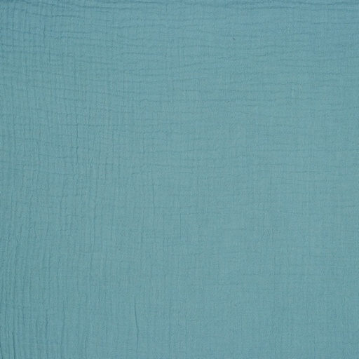 [VHT-03959.043] 📏Double gaze bio GOTS & Oeko-Tex uni | Pétrole