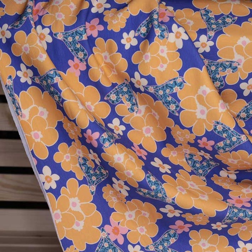 [[EXCLU-CTB 20231117]-j-Clits ! (Bleu)] Jersey bio GOTS & Oeko-Tex By MLA 2.3 | Clits ! (Bleu)