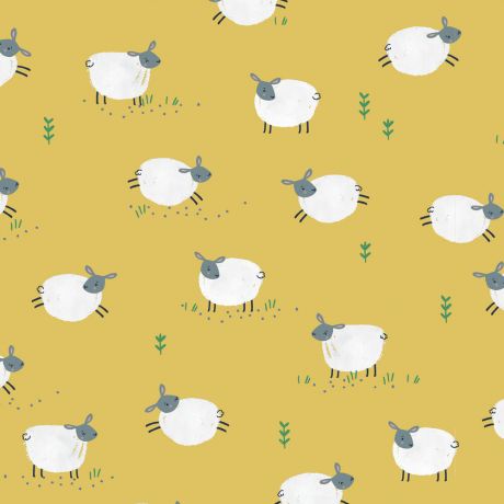 [Moutons-3b-476 1802] Cotonnade 100% coton Oeko-Tex Dashwood Studio | Moutons