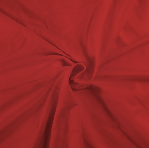 [FBLY-1033-400] 📏Jersey 100% coton bio GOTS & Oeko-Tex uni | Rouge