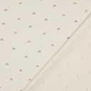 📏Popeline 100% coton bio naturel GOTS & Oeko-Tex | Arc-en-ciels