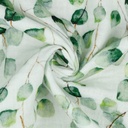 Double gaze bio GOTS & Oeko-Tex | Eucalyptus (blanc)