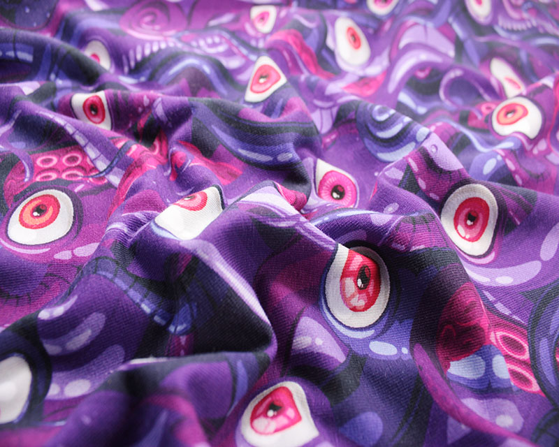 Jersey Oeko-Tex | Monster Googly (Purple)