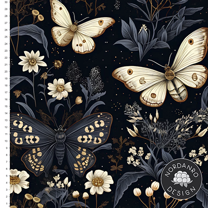 French Terry bio Oeko-Tex Nordanro Design® | Moth Garden