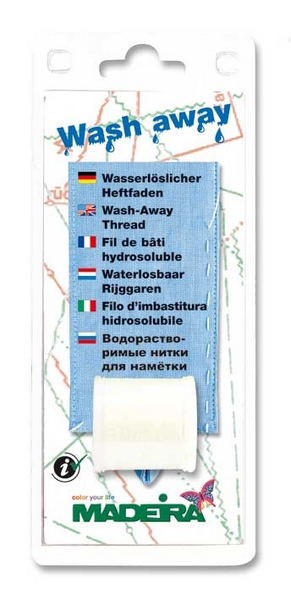 Fil à bâti hydrosoluble