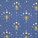 GOTS & Oeko-Tex organic jersey | Royal bee (Marine)
