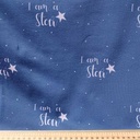 GOTS & Oeko-Tex organic jersey | I'm a star (whimsical)