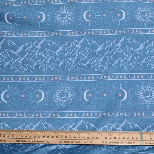 GOTS & Oeko-Tex organic jersey | Stargazer (linen blue)