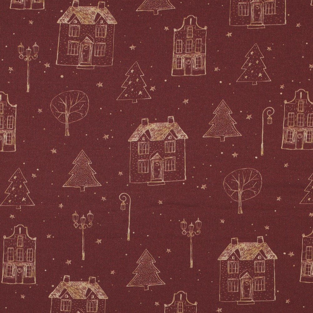 [VHT/2.201.CO.02/M-XXXX8/202411] 📏 Canva 100 % coton Oeko-Tex | Christmas Home