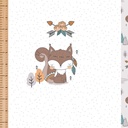 🏞️Panneau 70cm French Terry bio GOTS & Oeko-Tex By MLA 2.3 | "Écureuil Sioux"