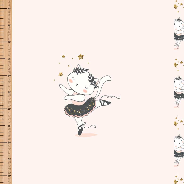 🏞️Panneau 70cm French Terry bio GOTS & Oeko-Tex By MLA 2.3 | "Ballet"