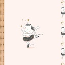 🏞️Panneau 70cm French Terry bio GOTS & Oeko-Tex By MLA 2.3 | "Ballet"