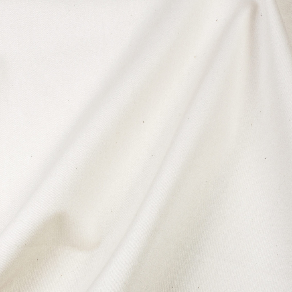 Satin de coton non traité 100% bio GOTS | Naturel (écru)