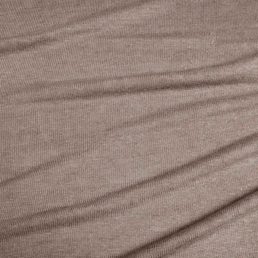 Jersey de chanvre non teinté 100% bio | Naturel (beige)