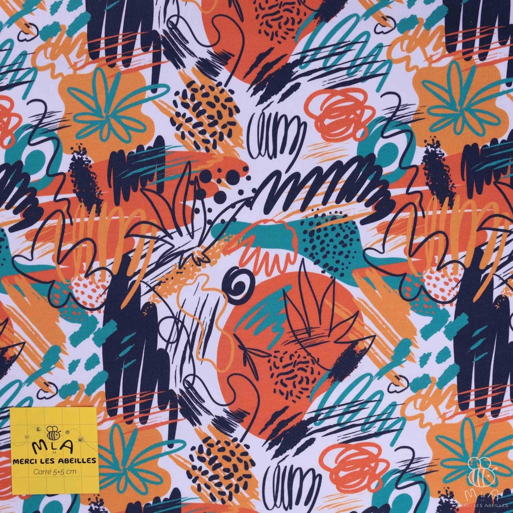 📏Jersey bio GOTS & Oeko-Tex By MLA 2.3 | "Abstrait"