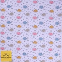 📏Jersey bio GOTS & Oeko-Tex By MLA 2.3 | "Baleines colorées"