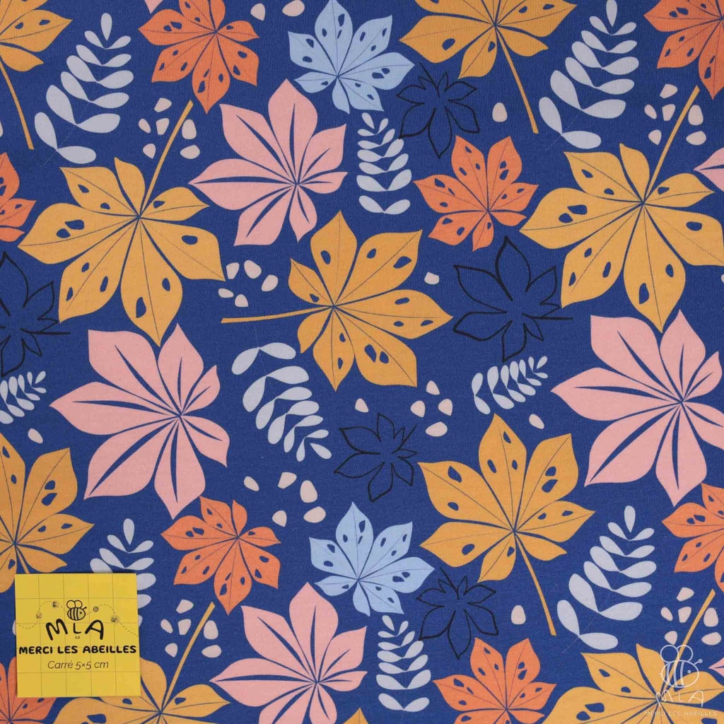 📏Jersey bio GOTS & Oeko-Tex By MLA 2.3 | "Feuilles d'automne"