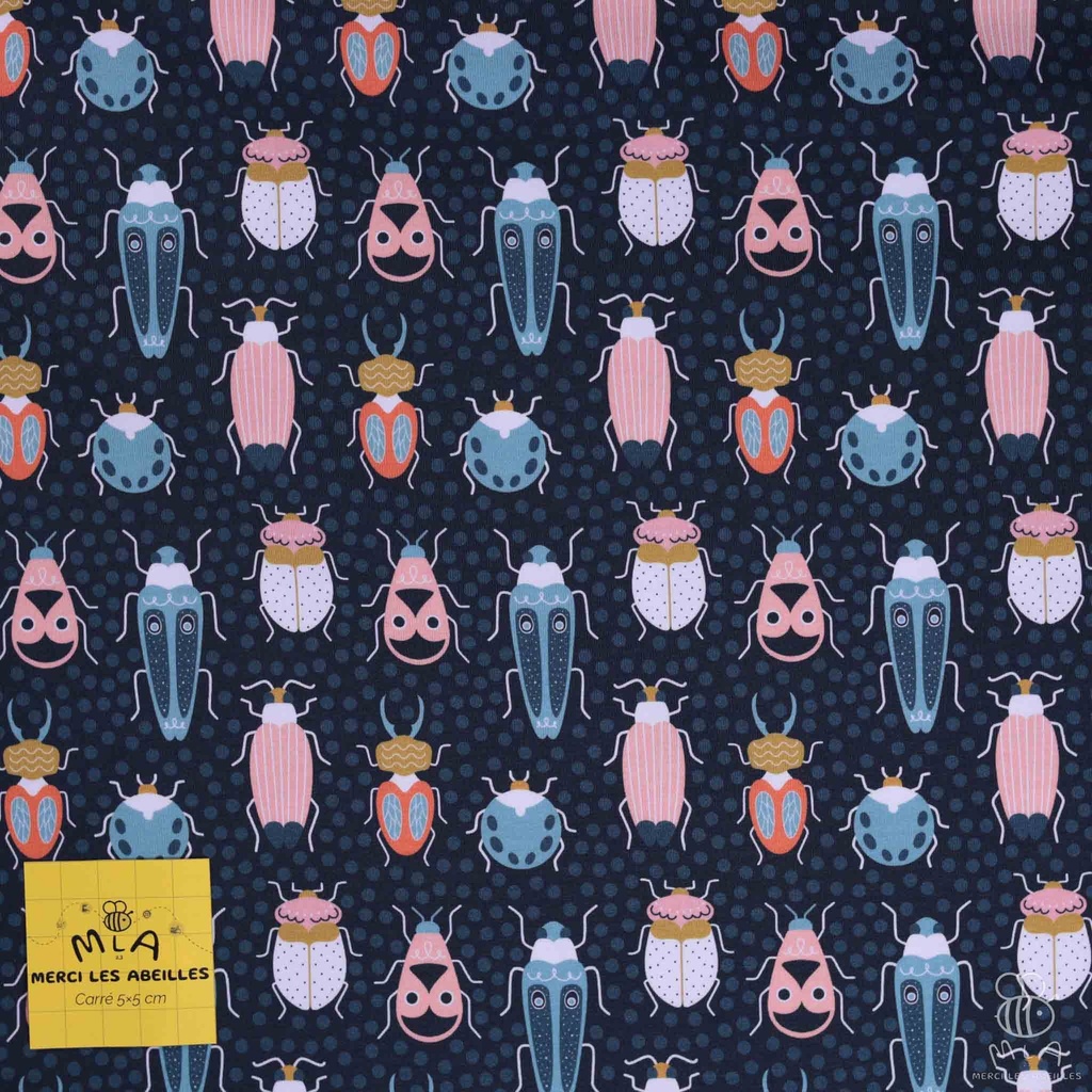 📏Jersey bio GOTS & Oeko-Tex By MLA 2.3 | "Insectes"