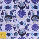 📏Percale 100% coton bio GOTS By MLA 2.3 | "Mystic Moon"