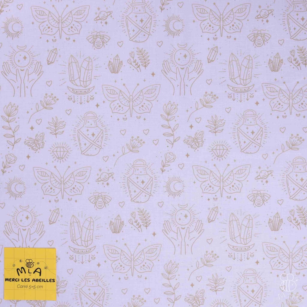 📏Percale 100% coton bio GOTS By MLA 2.3 | "Witchy"