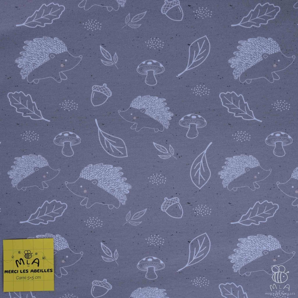 📏French Terry GOTS & Oeko-Tex By MLA 2.3 | "Bonjour les sous-bois"