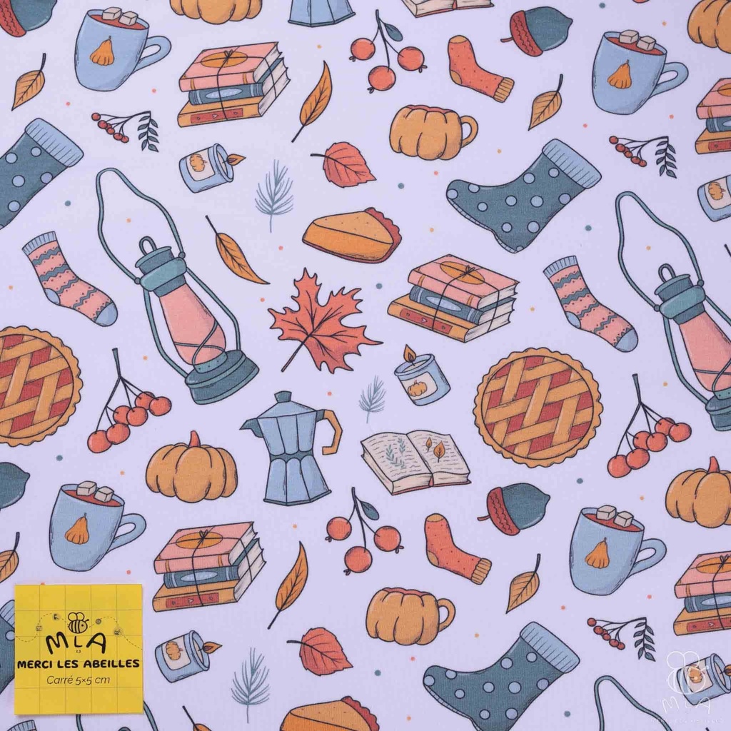 📏French Terry GOTS & Oeko-Tex By MLA 2.3 | "Délices d'automne"