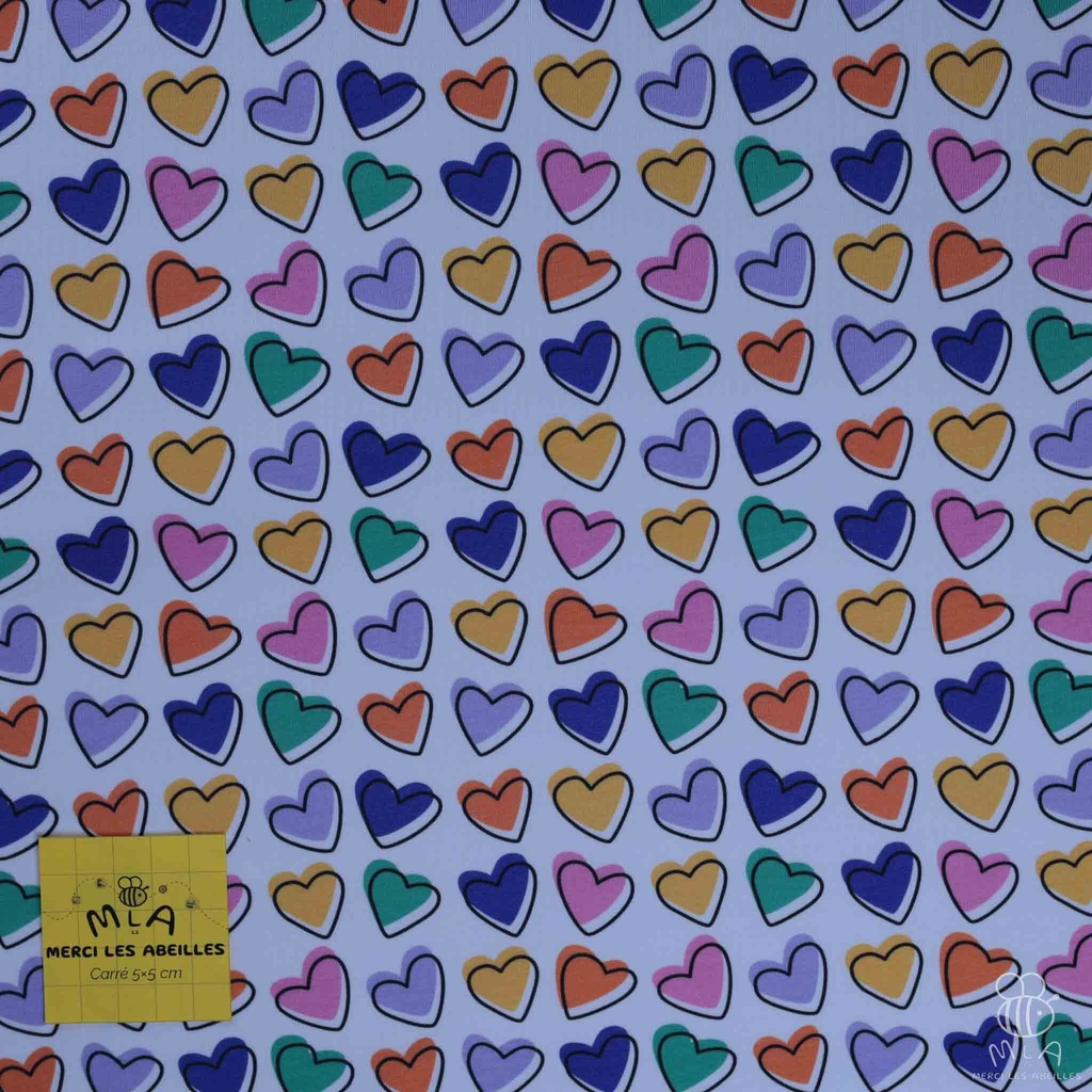 📏French Terry GOTS & Oeko-Tex By MLA 2.3 | "Explosion de joie" By Elise Sch