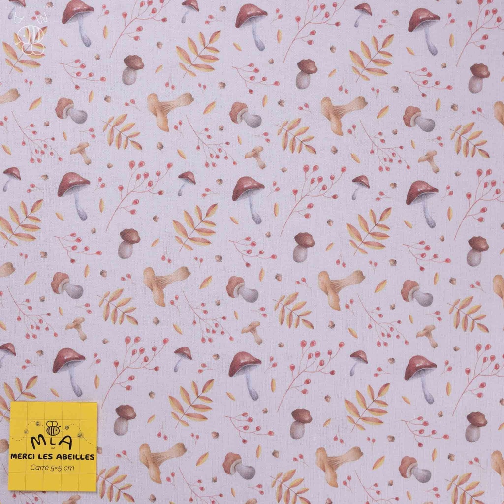 [CTB/2.211.COBIO.01/M-D1.0047/202410] 📏Percale 100% coton bio GOTS By MLA 2.3 | "La belle cueillette"