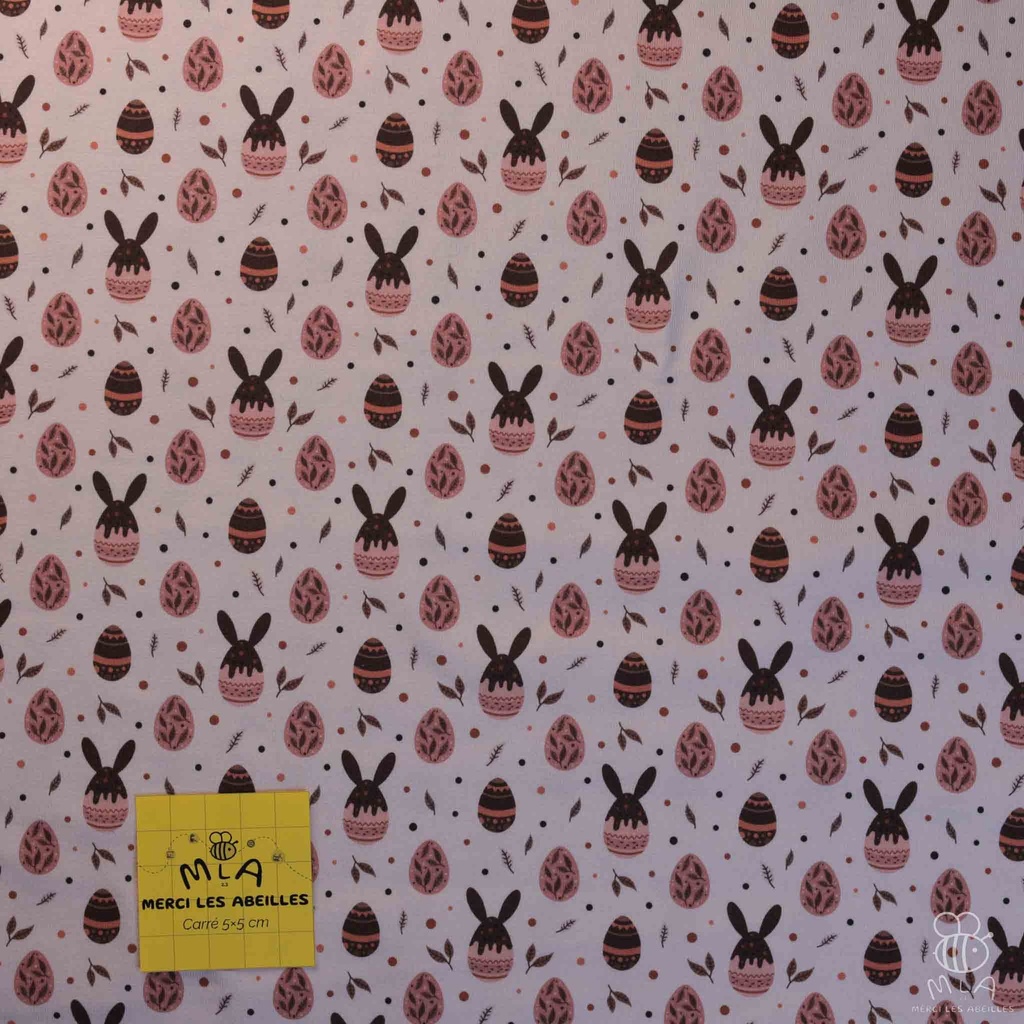 📏Jersey bio GOTS & Oeko-Tex By MLA 2.3 | "Oeufs de Pâques"