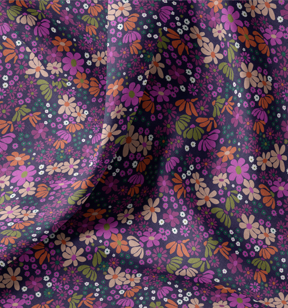[DMT/2.203.CO.05/M-F2.107011/202501] 📏Coton Oeko-Tex & Reach | "Maria" Violet/Orange