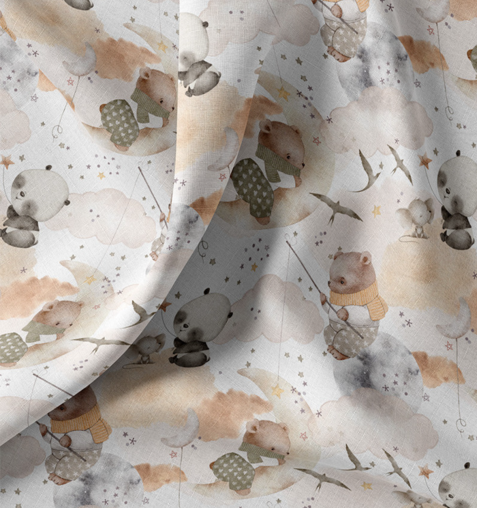 📏Coton Oeko-Tex & Reach | "Emilune" Blanc/Châtaigne