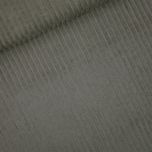 📏Velours larges côtes Oeko-Tex See You At Six uni | Olive fumée