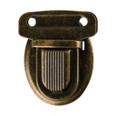 🧷Lot de 2 fermoirs "cartable" | Bronze