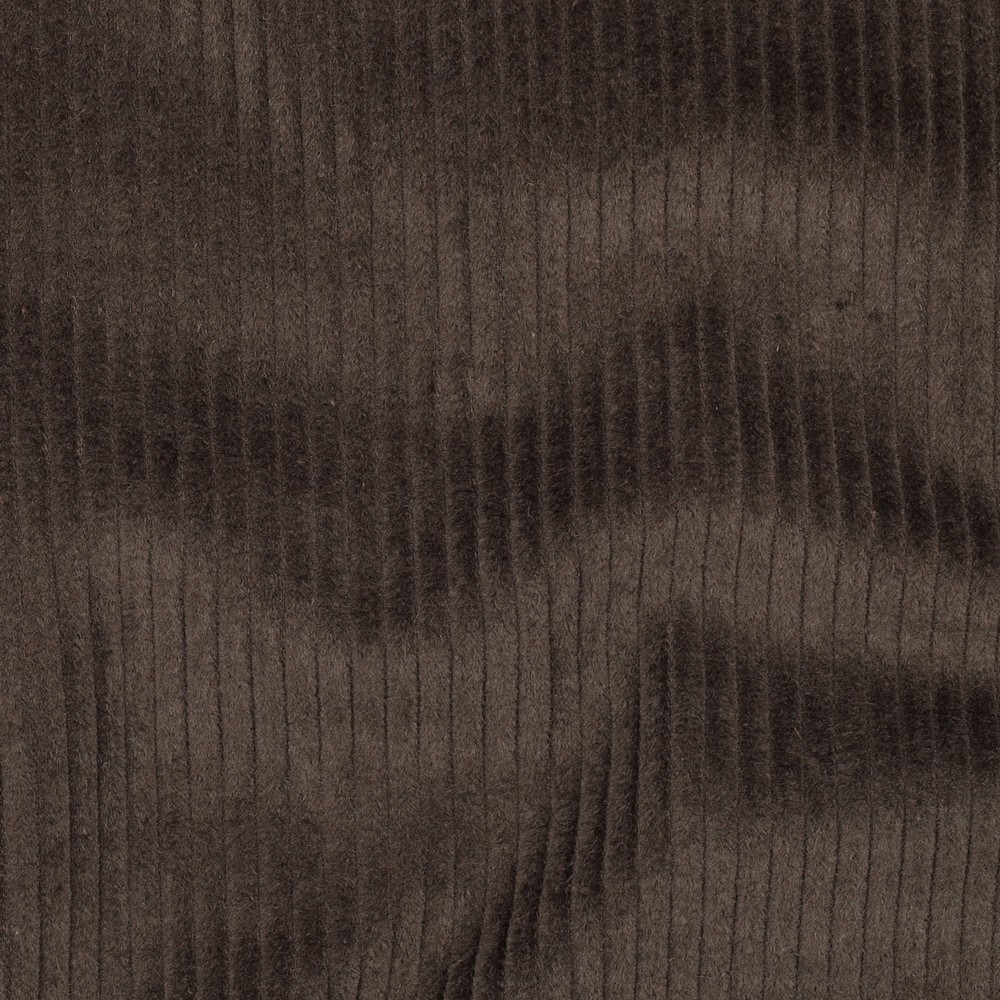 [VHT/218.CO.02/U-F1.05130.005/202507] 📏 Velours côtelé 100% coton uni | Brun foncé