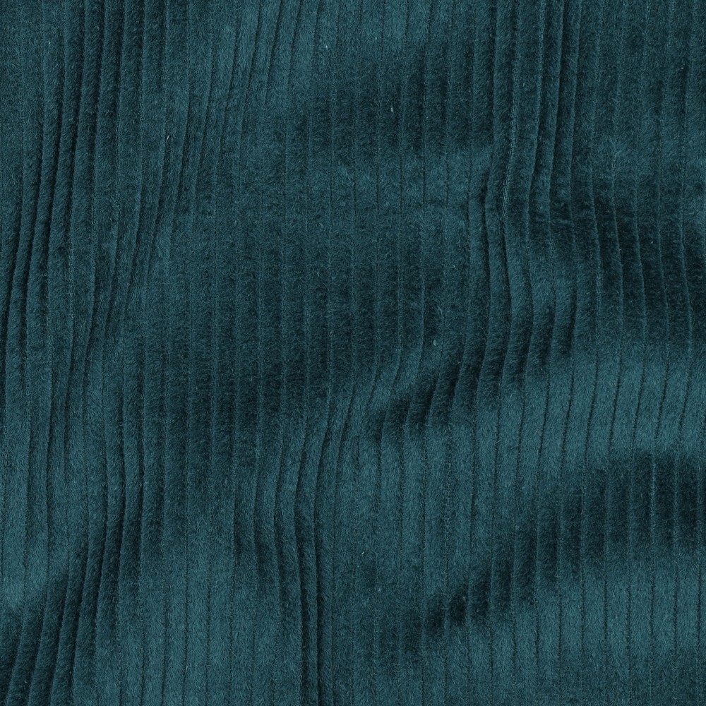 [VHT/218.CO.02/U-F1.05130.038/202507] 📏 Velours côtelé 100% coton Oeko-Tex uni | Pétrole